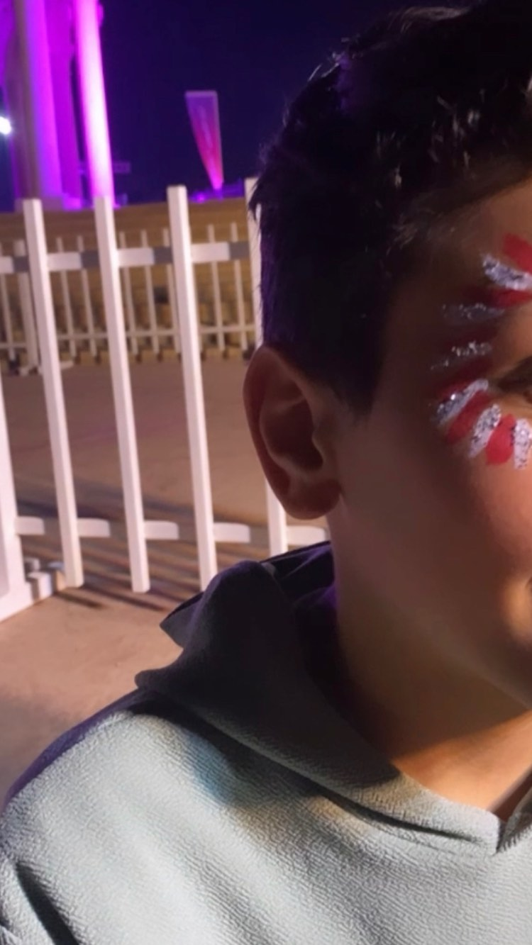 MoonGlow face painting work 2